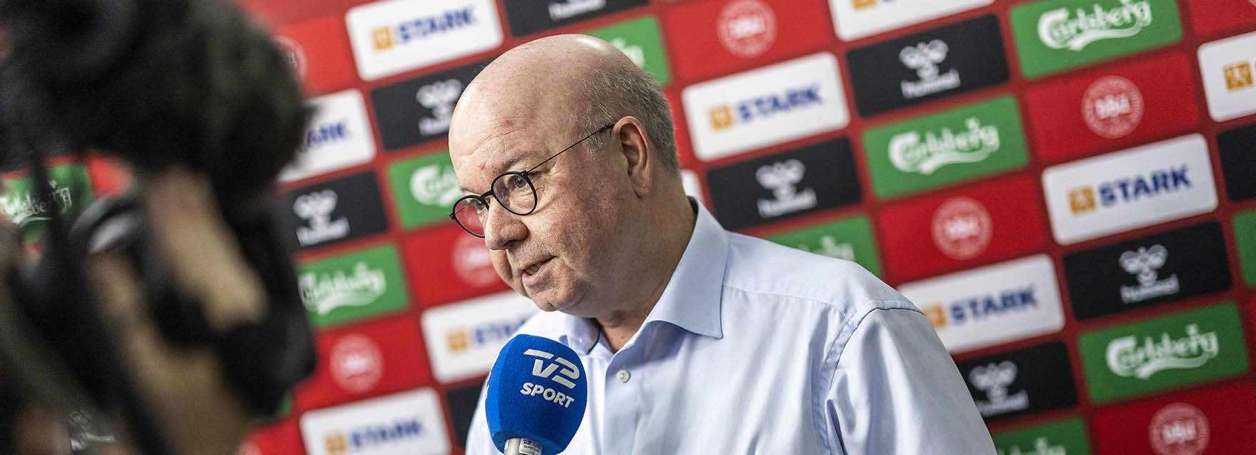 [DK=20221123: Pressem de i Doha, Qatar - Jesper M ller, formand DBU] [UK=20221123: Pressconference in Doha, Qatar - Jesper Moller, president DBU]